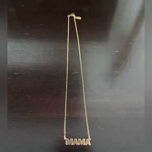 Electric Picks 14k Gold Plated 'MAMA' Necklace